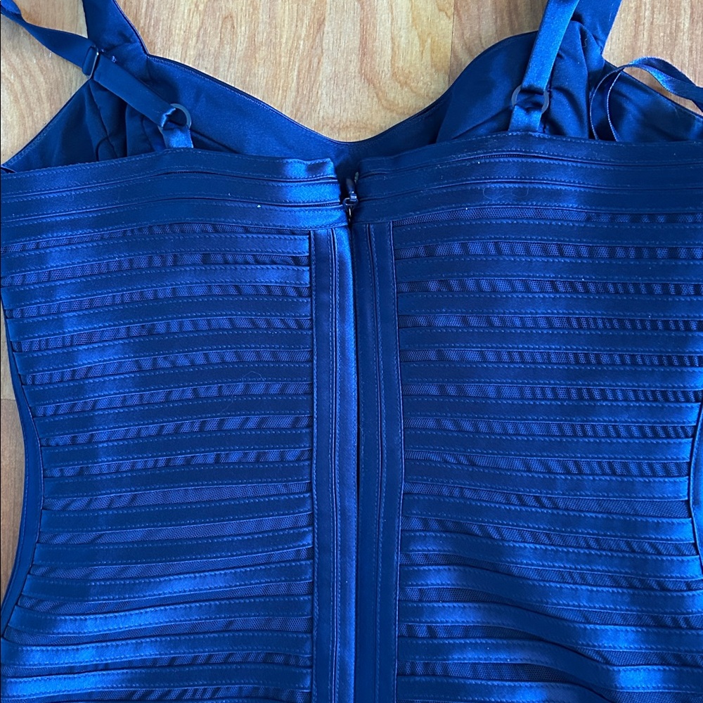 BCBGMaxAzria Navy Bandage Dress - Picture 5 of 7
